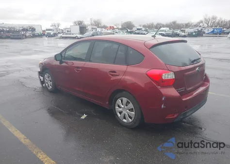 2012 Subaru Impreza 2.0I from USA, damaged, VIN JF1GPAA6XCH206053